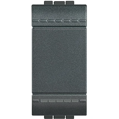 Image of BTicino SL4003NF LIVINGLIGHT Diverter, 1P, 16 A, 1 m, Anthracite, black,