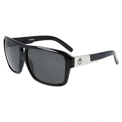 Image of Dragon Men&#039;s The JAM Sunglasses, Jet Black with Lumalens Smoke Lens, One Size