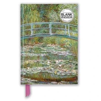 Image of Claude Monet: Bridge over a Pond of Water Lilies (Foiled Blank Journal) (Flame Tree Notebooks)