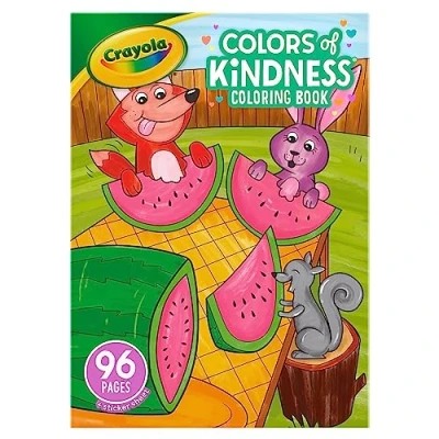 Image of CRAYOLA Colours of Kindness Colouring Book (48 Pages) and Images That Represent Good Feelings Ideal for Kids Aged 3+