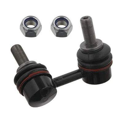 Image of 54618EA010, 54618EB30A Anti roll bar link FEBI BILSTEIN 34121 Front Axle Right 64,5mm M12 x 1,25 BMTS Turbo NEW with nuts Steel black