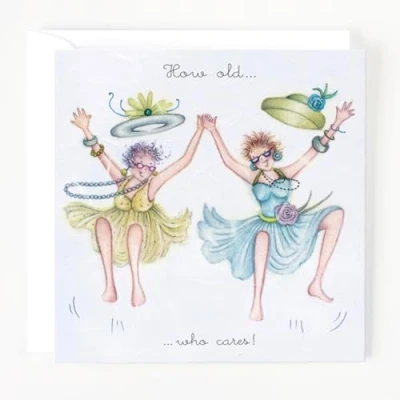 Image of Berni Parker How old who cares! Best Friend Card from