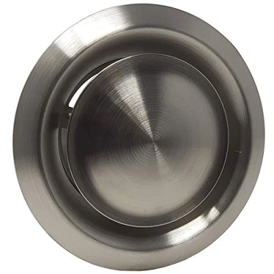 Image of Kair Ceiling Valve 125mm 5 inch Stainless Steel Adjustable Supply and Extract Vent