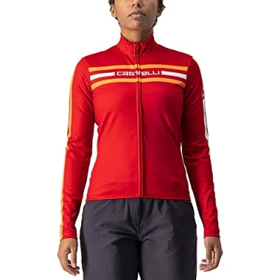 Image of CASTELLI 4522540 611 UNLTD W THERMAL JRS Women&#039;s Sweatshirt Dark red L
