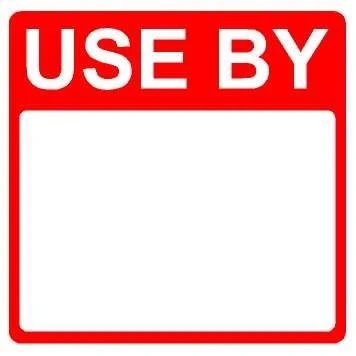 Image of Use by date kitchen/catering food labels day dots Self adhesive stickers 30mm x (60)
