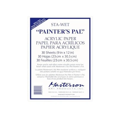 Image of Masterson Sta Wet Painters Pal ACR Paper 30Pk
