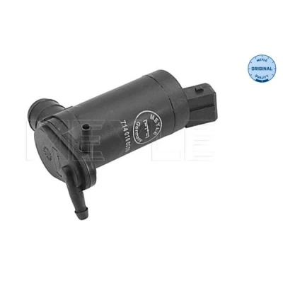 Image of 1E0076672, DD1067482 Windshield Washer Pump MEYLE 714 016 0000 12V ORIGINAL Quality FORD: Transit Mk6 Van, FIESTA 5, Ecosport Mk2