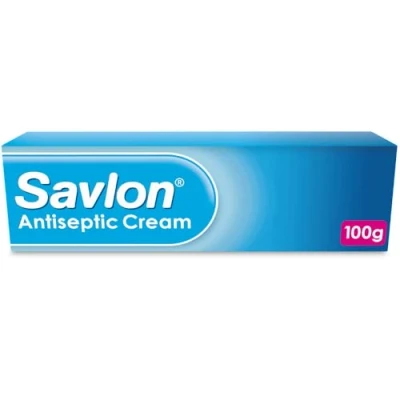 Image of Savlon Antiseptic Cream, Cleanses &amp; Helps Prevent Infection, First Aid for Minor Cuts Wounds, Spots, Blackheads, Nappy Rash, Sunburn, Sores Blisters (100g, 1 pack)
