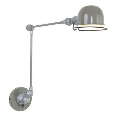 Image of Davin Dome Wall Light Industrial, Metal Aluminium