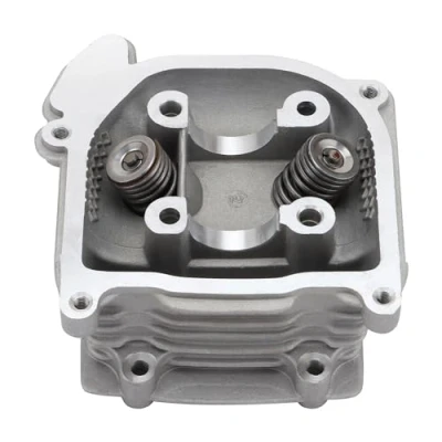 Image of GOOFIT Cylinder Head with Valve Replacement For 4 Stroke GY6 49cc 50cc Scooter Moped 139QMA 139QMB Engine Part