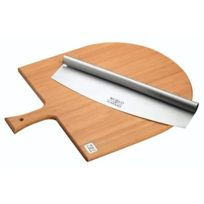 Image of KitchenCraft Pizza Set World of Flavours 2 Piece