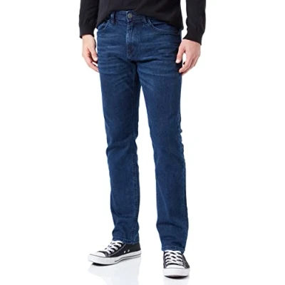Image of TOM TAILOR Men&#039;s Josh Regular Slim Jeans 1034661, 10282 Dark Stone Wash Denim, 33W / 32L