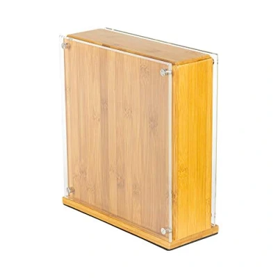 Image of Rockingham Forge Magnetic Bamboo Knife Block, 8 Max