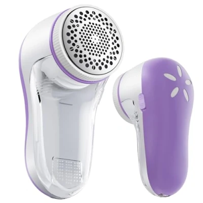 Image of POPCHOSE Lint remover, Electric Bobble Remover for Clothes, Rechargeable Fabric Shaver Pullover, Jumpers Debobbler, Sweater Defuzzer Knitwear, Ball, Coats, Wool