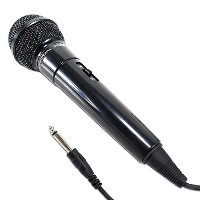 Image of DYNAMIC MICROPHONE, BLACK PARTYMIC By PULSE &amp; Best Price Square