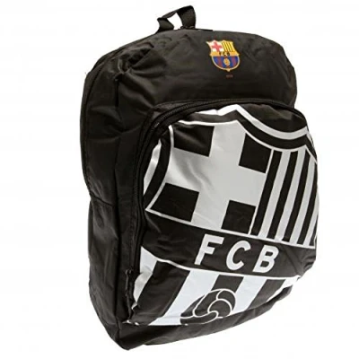 Image of FC Barcelona Authentic La Liga Black Backpack, Black/White