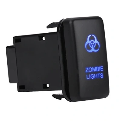 Image of Car Spotlight Switch, 12V Rocker Switch On Off LED Light Toggle for, for Hilux, Landcruiser, Vigo(ZOMBIE LIGHTS)