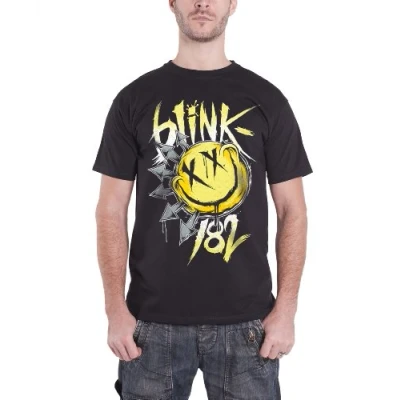 Image of Probity Blink 182 Big Smile Men&#039;s T Shirt Black Large