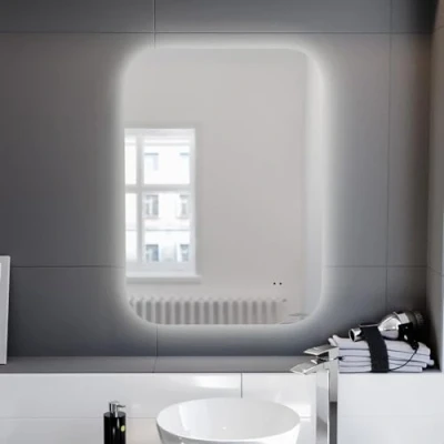 Image of Nes Home Motion Sensor Bathroom LED Mirror Shaver Socket Demister 500 x 700mm