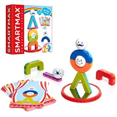 Image of SmartMax My First Acrobats, Magnetic Discover Play Set with 24 Challenges, 1 1/2 5 Years, Multicolor, x 6 cm
