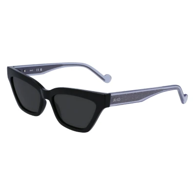 Image of Liu Jo Woman LJ781S 1 Sunglasses Injected Black Grey Cat Eye Normal