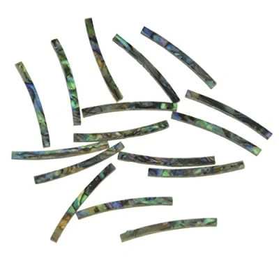 Image of KAISH Guitar Rosette New Zealand Abalone Shell Curved Strips Sound Hole Inlay Dimension 125mm2mm1.5mm