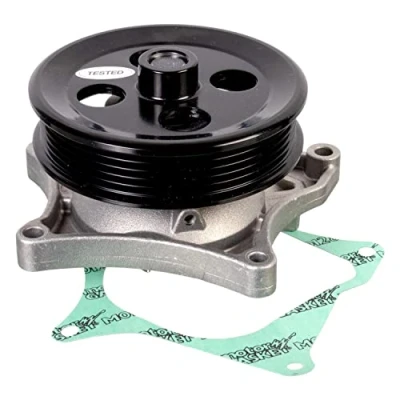 Image of 12658266, 12658266SK, 12667387, 12667387SK, 1334240 Water pump FEBI BILSTEIN 175587 Cast Aluminium with seal Metal VAUXHALL: Astra Mk7, Viva