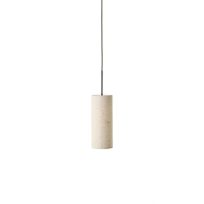 Image of Audo Copenhagen Hashira pendant light made of linen, Ø18cm, Natur