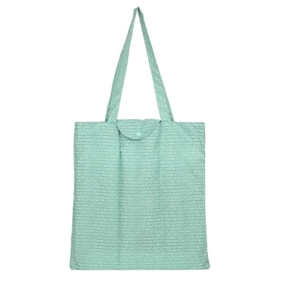 Image of RADLEY London Womens Signature Logo Responsible Foldaway Reusable Shopping Bag in Blue
