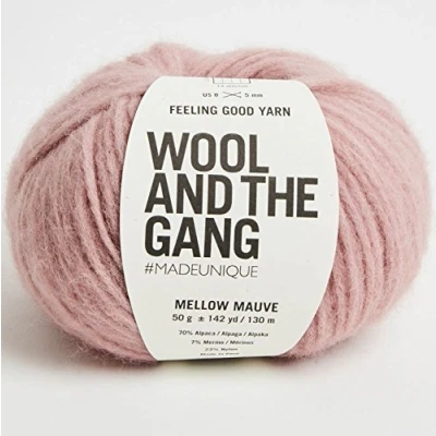 Image of Wool and the Gang Feeling Good Yarn 152 Mellow Mauve