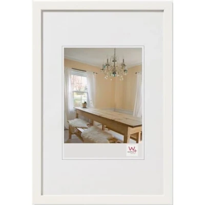 Image of walther Design Picture Frame Polar White 40 x 60 cm Peppers Wooden BP460V