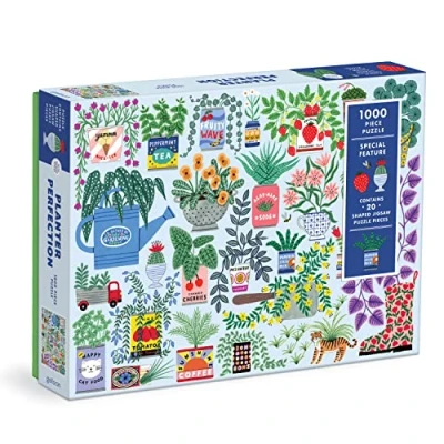 Image of Galison 9780735375727 Planter Perfection Jigsaw Puzzle, Multicoloured, 1000 Pieces