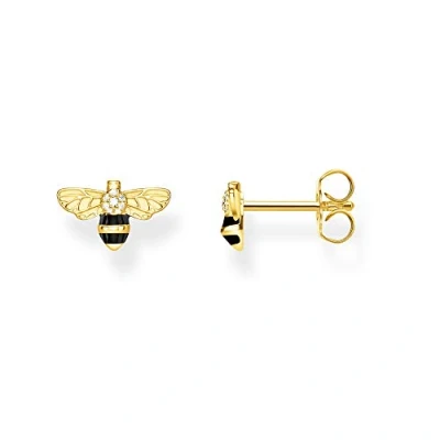 Image of Thomas Sabo Women Earring Studs Bee 925 Sterling Silver H2052 565 7