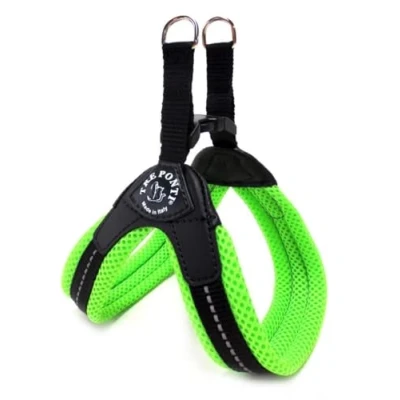 Image of TRE PONTI Easy Fit Mesh Fix Neon Dog Harness, Size 3.5, Green