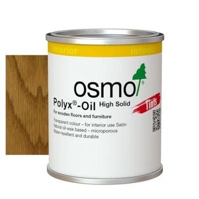 Image of Osmo Polyx® Oil Tints Tester Size Hard Wax 3071, Honey Satin Finish, 125ml Durable Wood for Wooden Furniture, Water Resistant Floor Wax, Treatments Ideal Oak, Pine &amp; More