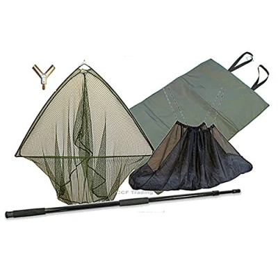 Image of 42&quot; INCH CARP FISHING LANDING NET, 2M HANDLE &amp; UNHOOKING MAT SLING NGT
