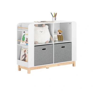 Image of Hildren Bookcase Toy Shelf Standing Shelf,KMB85 W Sobuy