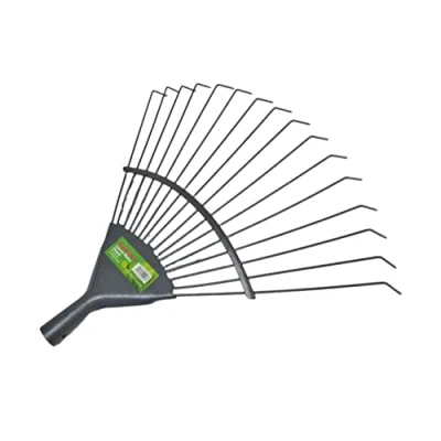 Image of Garden Lawn Leaf Rake Replacement 16 Tooth Metal Head SupaGarden