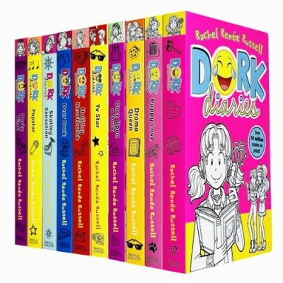 Image of Dork Diaries x 10 title Slipcase set: / Party Time How to your Diary Pop Star Dear TV Skating Sensation Holiday Heartbreak OMG Once Upon a