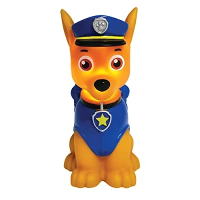 Image of Lexibook PAW Patrol Helper on Four Paws Chase LED Night Light for Kids, Color Changing, Soft Light, Batteries, Plastic, Blue/Beige, NLJ001PA1, Multicolor