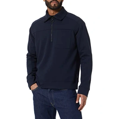 Image of Sisley Men&#039;s SWEATER L/S 322WS5005 Sweatshirt, Dark Blue 06U, XXL
