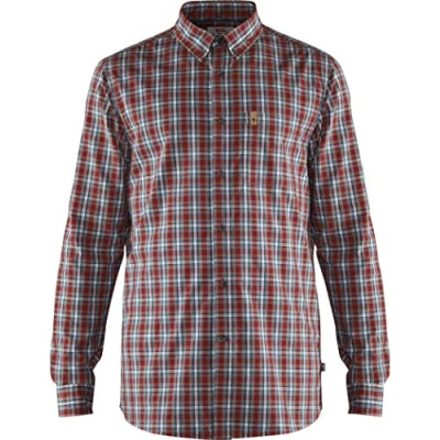 Image of FJALLRAVEN F82604 325 Övik Shirt LS M Deep Red S