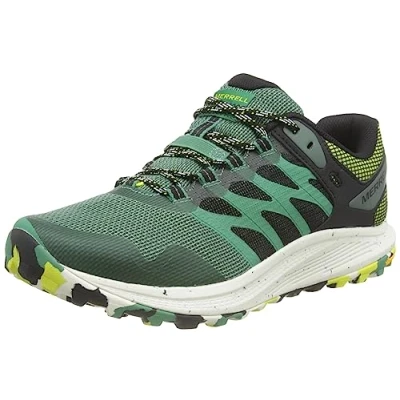 Image of Merrell Men&#039;s NOVA 3 Hiking Shoe, Pine Green, 7 UK
