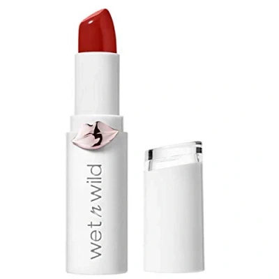 Image of Wet n Wild, Megalast Lipstick, Long lasting Moisturizing Lipstick with Shine Finish, Hydrating Formula Microspheres, Natural Marine Plant Extracts, Coenzyme Q10 and Vitamins A &amp; E, Fire Fighting