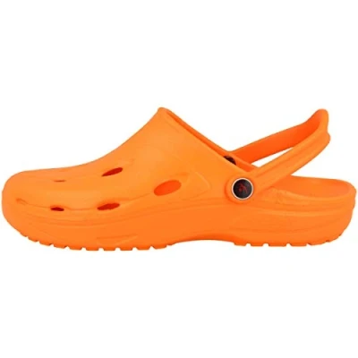Image of Chung Shi Unisex Dux Clogs, Orange, 5 UK
