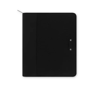 Image of Filofax 829838 Microfiber Zip Closure Case for iPad Air Black
