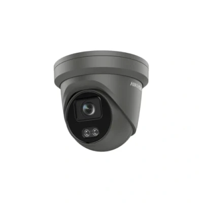 Image of HIKVISION DS 2CD2347G2 LU (2.8 mm) 4MP ColorVu IP Turret Camera 24/7 Coloured Imaging with Microphone