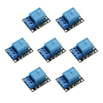 Image of 7 pieces relay 5V KY 019 1 channel module board shield high level trigger with for Arduino and Raspberry Pi PIC AVR DSP ARM