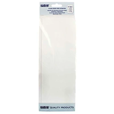 Image of PME PS42 Plain Edge Plastic Side Scraper 10 inches, White