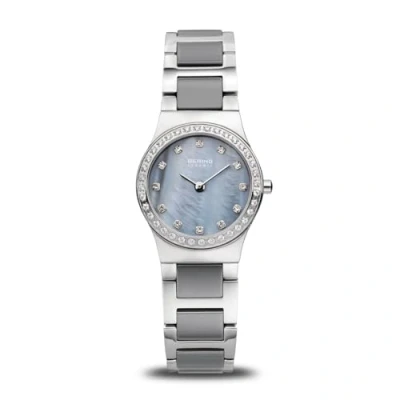 Image of BERING Women Analog Quartz ceramic collection Watch with stainless steel/Ceramic Strap and Sapphire Crystal 32426 789